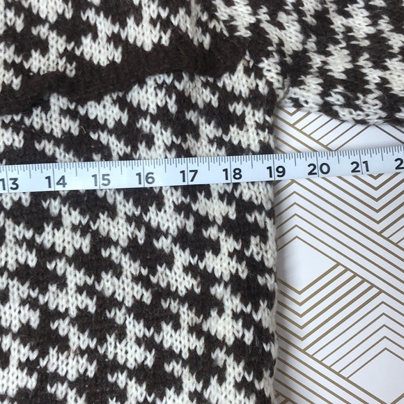 NWT Carducci sweater brown and white - Picture 11 of 15
